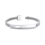 Load image into Gallery viewer, Bar diamond chain bracelet in white gold with white diamond of 1.72 ct in weight