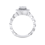 Load image into Gallery viewer, Beautiful ring in white gold with white diamonds of 0.41 ct in weight