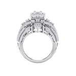 Load image into Gallery viewer, Beautiful ring in white gold with white diamonds of 1.64 ct in weight