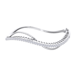 Load image into Gallery viewer, Stylish bracelet in white gold with white diamonds of 1.08 ct in weight