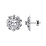 Load image into Gallery viewer, Stud earrings in yellow gold with white diamonds of 0.29 ct in weight