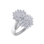 Load image into Gallery viewer, Beautiful ring in yellow gold with white diamonds of 1.22 ct in weight