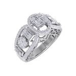 Load image into Gallery viewer, Diamond ring in yellow gold with white diamonds of 0.99 ct in weight