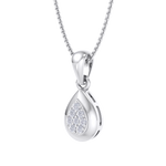 Load image into Gallery viewer, Cute Pendant in rose gold with white diamonds of 0.09 ct in weight