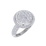 Load image into Gallery viewer, Beautiful ring in rose gold with white diamonds of 1.09 ct in weight