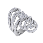 Load image into Gallery viewer, Beautiful ring in rose gold with white diamonds of 1.69 ct in weight