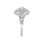 Load image into Gallery viewer, Diamond ring in white gold with white diamonds of 0.26 ct in weight