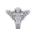 Load image into Gallery viewer, Statement ring in white gold with white diamonds of 2.69 ct in weight