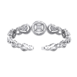 Load image into Gallery viewer, Statement bracelet in white gold with white diamonds of 2.20 ct in weight