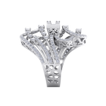 Load image into Gallery viewer, Beautiful ring in rose gold with white diamonds of 1.69 ct in weight