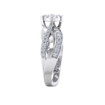 Load image into Gallery viewer, Diamond ring in rose gold with white diamonds of 0.58 ct in weight