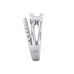 Load image into Gallery viewer, Diamond ring in white gold with white diamonds of 0.25 ct in weight