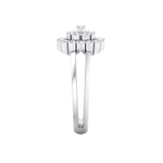 Load image into Gallery viewer, Beautiful ring in white gold with white diamonds of 0.60 ct in weight