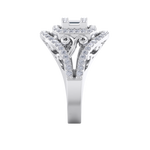 Load image into Gallery viewer, Fashion ring in yellow gold with white diamonds of 0.96 ct in weight