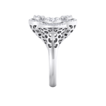 Load image into Gallery viewer, Statement ring in white gold with white diamonds of 0.73 ct in weight