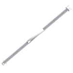 Load image into Gallery viewer, Bar diamond chain bracelet in white gold with white diamond of 1.72 ct in weight