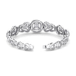 Load image into Gallery viewer, Statement bracelet in white gold with white diamonds of 2.53 ct in weight