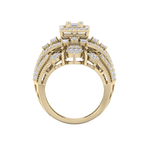 Load image into Gallery viewer, Beautiful ring in yellow gold with white diamonds of 1.64 ct in weight