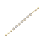 Load image into Gallery viewer, Statement bracelet in rose gold with white diamonds of 2.94 ct in weight