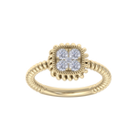 Load image into Gallery viewer, Diamond ring in white gold with white diamonds of 0.42 ct in weight