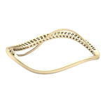 Load image into Gallery viewer, Stylish bracelet in rose gold with white diamonds of 1.08 ct in weight