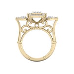 Load image into Gallery viewer, Diamond ring in yellow gold with white diamonds of 0.75 ct in weight