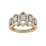 Load image into Gallery viewer, Beautiful ring in white gold with white diamonds of 0.63 ct in weight