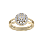 Load image into Gallery viewer, Beautiful ring in rose gold with white diamonds of 0.60 ct in weight