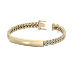 Load image into Gallery viewer, Bar diamond chain bracelet in rose gold with white diamond of 1.72 ct in weight