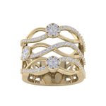 Load image into Gallery viewer, Diamond ring in white gold with white diamonds of 0.82 ct in weight