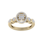 Load image into Gallery viewer, Beautiful ring in white gold with white diamonds of 0.52 ct in weight