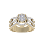 Load image into Gallery viewer, Fashion ring in white gold with white diamonds of 0.75 ct in weight