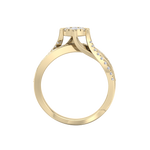 Load image into Gallery viewer, Diamond ring in white gold with white diamonds of 0.58 ct in weight