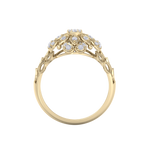 Load image into Gallery viewer, Diamond ring in yellow gold with white diamonds of 0.26 ct in weight