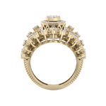 Load image into Gallery viewer, Statement ring in yellow gold with white diamonds of 2.69 ct in weight