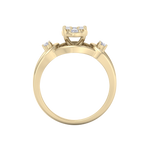 Load image into Gallery viewer, Beautiful ring in yellow gold with white diamonds of 0.36 ct in weight