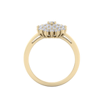 Load image into Gallery viewer, Beautiful ring in yellow gold with white diamonds of 1.22 ct in weight