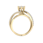 Load image into Gallery viewer, Engagement ring in rose gold with white diamonds of 0.74 ct in weight
