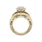 Load image into Gallery viewer, Statement Diamond ring in yellow gold with white diamonds of 2.32 ct in weight