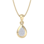 Load image into Gallery viewer, Cute Pendant in white gold with white diamonds of 0.09 ct in weight