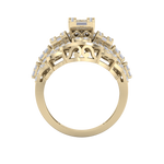 Load image into Gallery viewer, Statement ring in yellow gold with white diamonds of 1.91 ct in weight