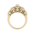 Load image into Gallery viewer, Beautiful ring in yellow gold with white diamonds of 0.63 ct in weight