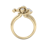 Load image into Gallery viewer, Beautiful ring in white gold with white diamonds of 0.72 ct in weight