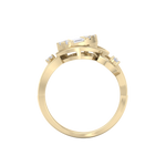 Load image into Gallery viewer, Beautiful ring in rose gold with white diamonds of 0.21 ct in weight