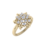 Load image into Gallery viewer, Diamond ring in rose gold with white diamonds of 0.37 ct in weight