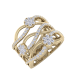 Load image into Gallery viewer, Diamond ring in rose gold with white diamonds of 0.82 ct in weight