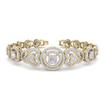 Load image into Gallery viewer, Statement bracelet in white gold with white diamonds of 2.53 ct in weight