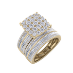 Load image into Gallery viewer, Diamond ring in rose gold with white diamonds of 2.63 ct in weight