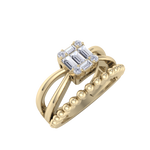 Load image into Gallery viewer, Diamond ring in white gold with white diamonds of 0.25 ct in weight