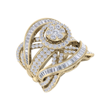 Load image into Gallery viewer, Statement Diamond ring in white gold with white diamonds of 2.32 ct in weight